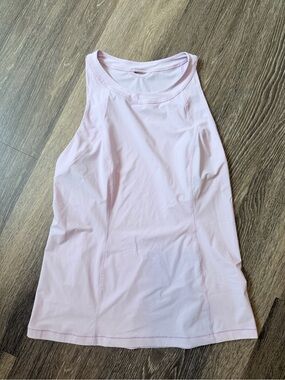 lululemon athletica Pale Pink High-Neck Performance Tank